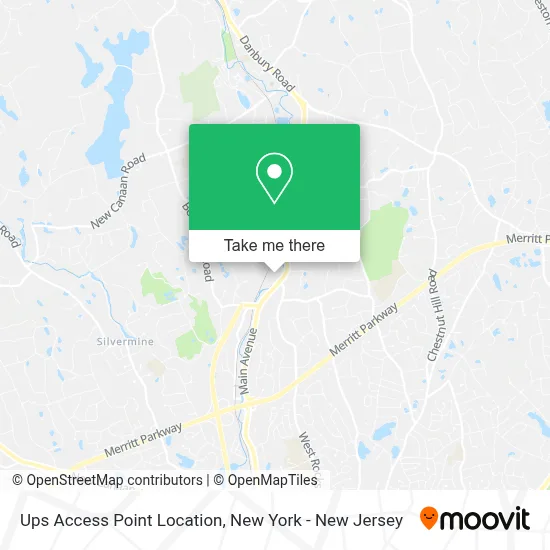 Ups Access Point Location map