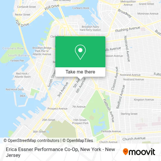 Erica Essner Performance Co-Op map