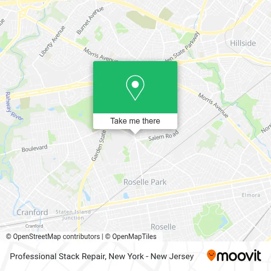Professional Stack Repair map
