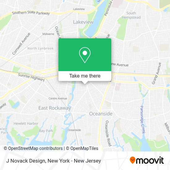 J Novack Design map
