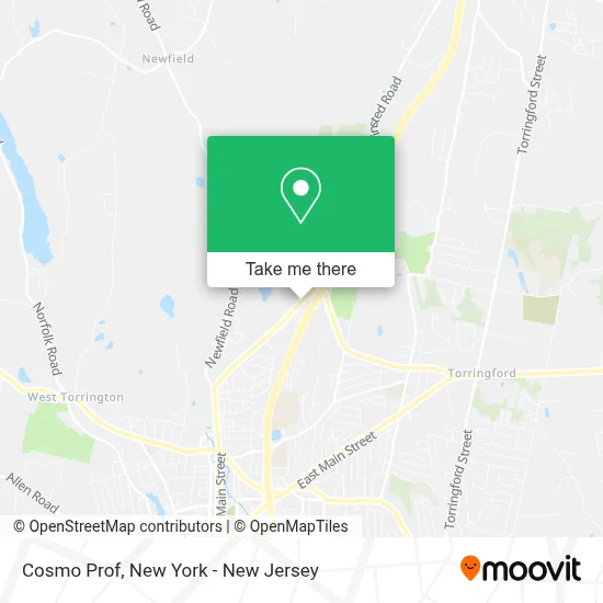 Cosmo Prof map