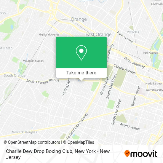 Charlie Dew Drop Boxing Club map