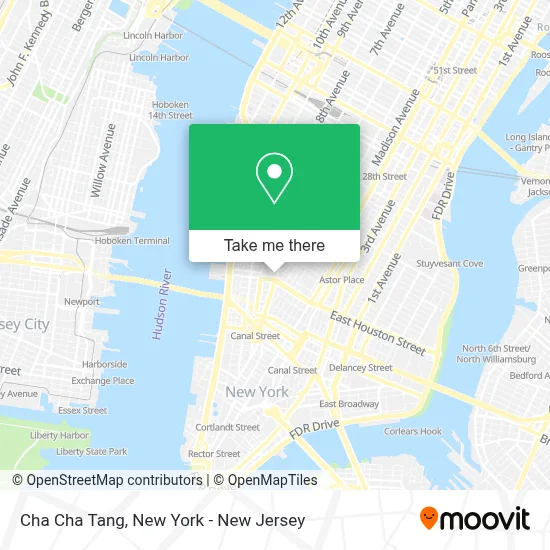 Cha Cha Tang map
