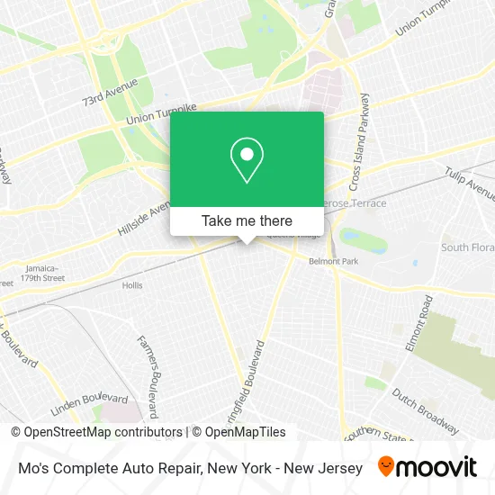 Mo's Complete Auto Repair map