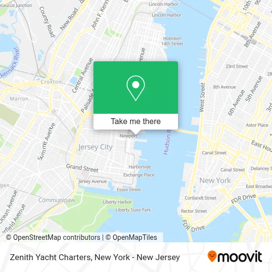 Zenith Yacht Charters map