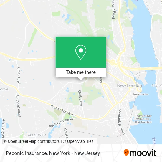 Peconic Insurance map