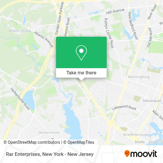 Rar Enterprises map