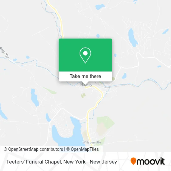 Teeters' Funeral Chapel map