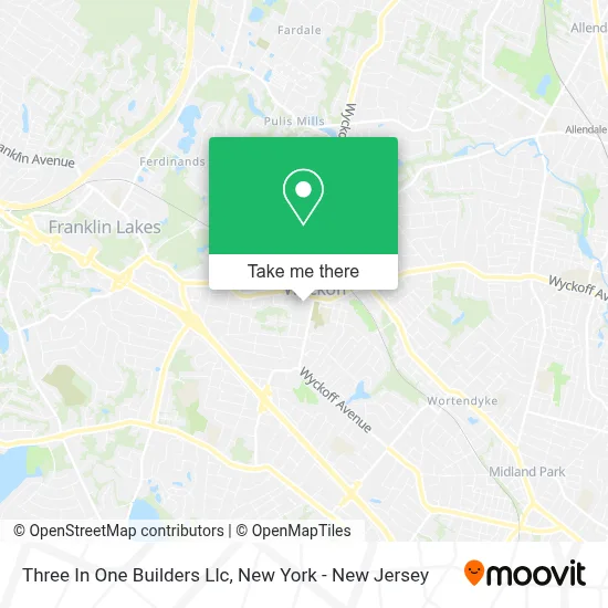 Three In One Builders Llc map