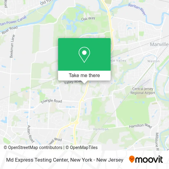 Md Express Testing Center map