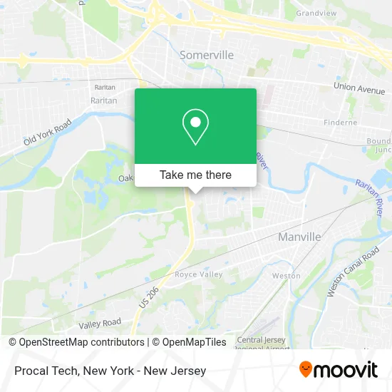 Procal Tech map