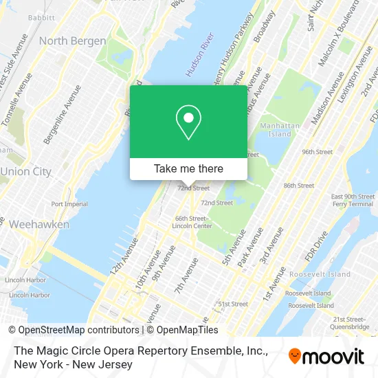 The Magic Circle Opera Repertory Ensemble, Inc. map