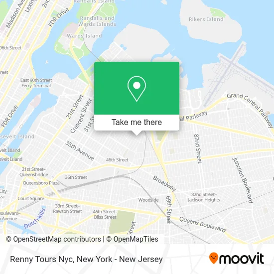 Renny Tours Nyc map