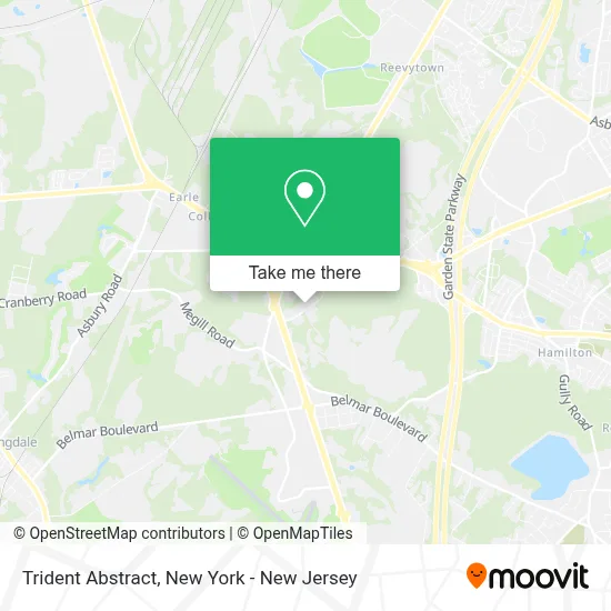 Trident Abstract map