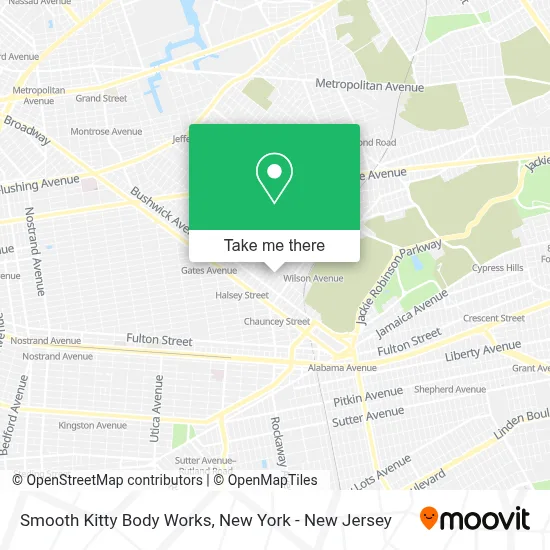 Smooth Kitty Body Works map