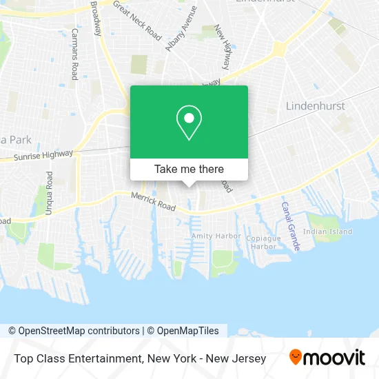 Top Class Entertainment map