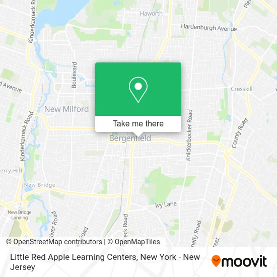 Little Red Apple Learning Centers map