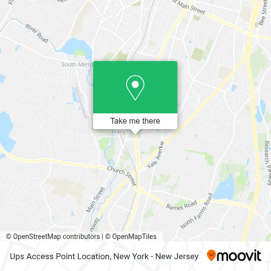 Ups Access Point Location map