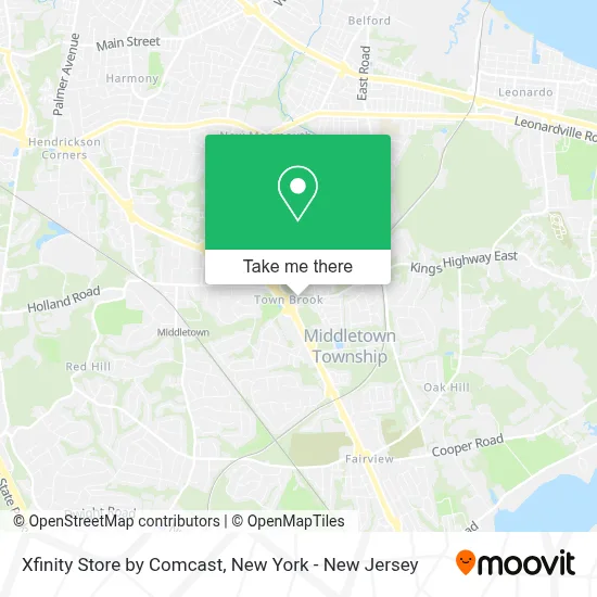 Xfinity Store by Comcast map