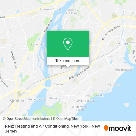 Renz Heating and Air Conditioning map