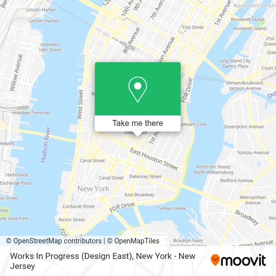 Works In Progress (Design East) map