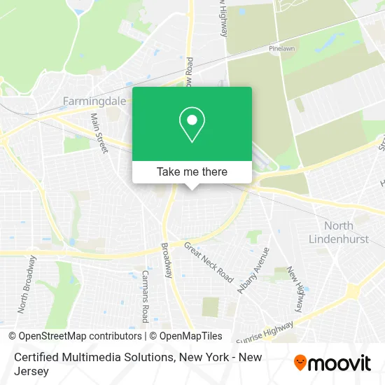 Certified Multimedia Solutions map
