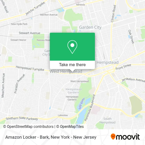 Amazon Locker - Bark map
