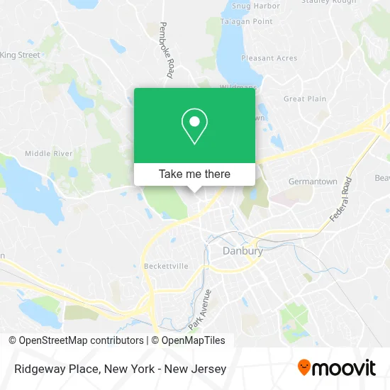 Ridgeway Place map