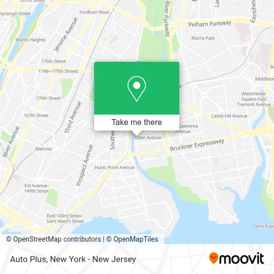 Auto Plus map