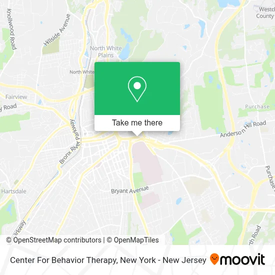 Center For Behavior Therapy map