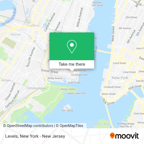 Levels map