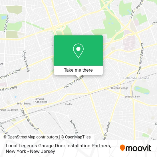 Local Legends Garage Door Installation Partners map