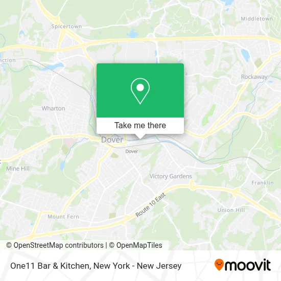 One11 Bar & Kitchen map