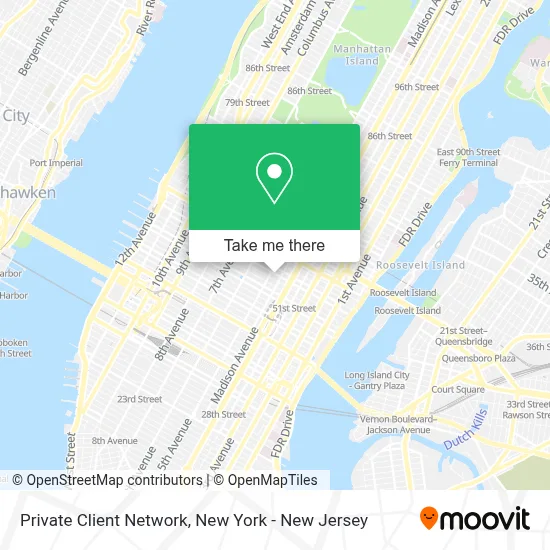 Private Client Network map
