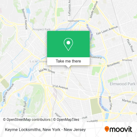 Keyme Locksmiths map