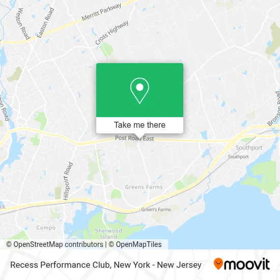 Recess Performance Club map