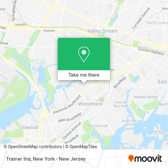 Trainer Ina map