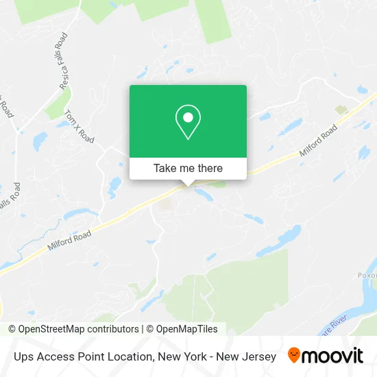 Ups Access Point Location map