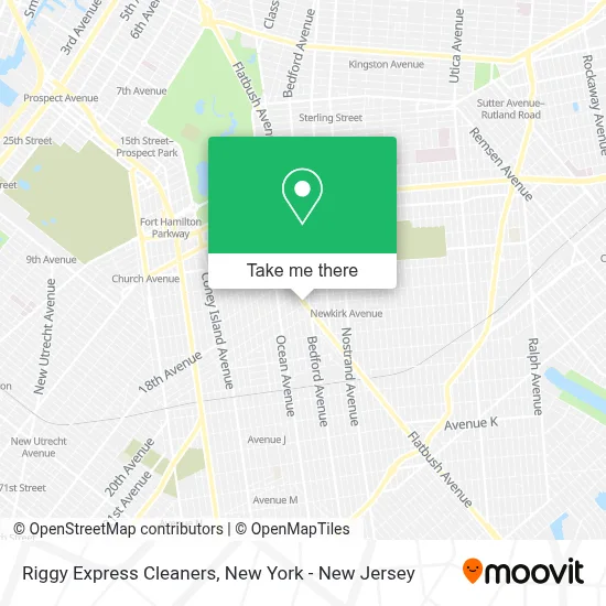 Riggy Express Cleaners map