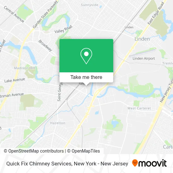 Quick Fix Chimney Services map