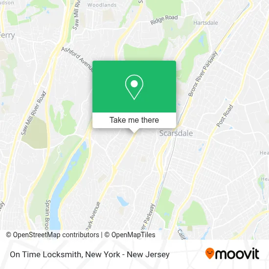 On Time Locksmith map