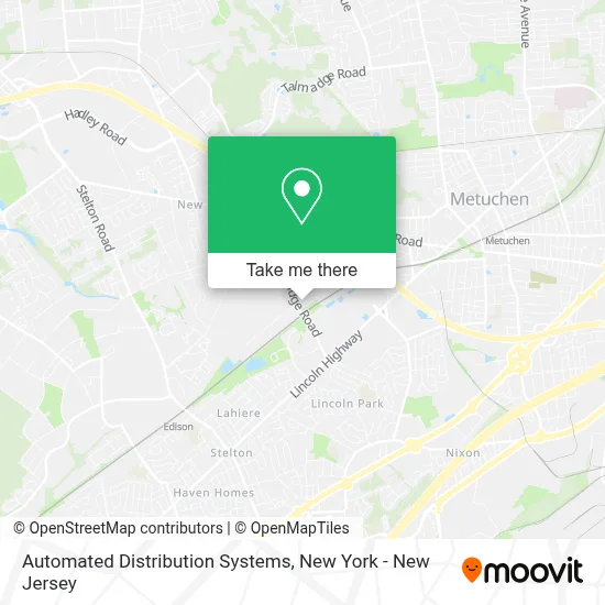 Automated Distribution Systems map