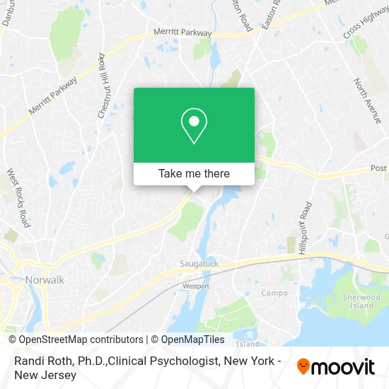 Randi Roth, Ph.D.,Clinical Psychologist map