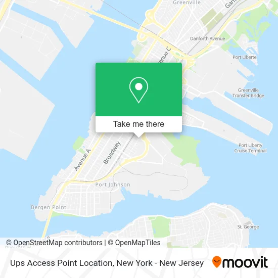 Ups Access Point Location map