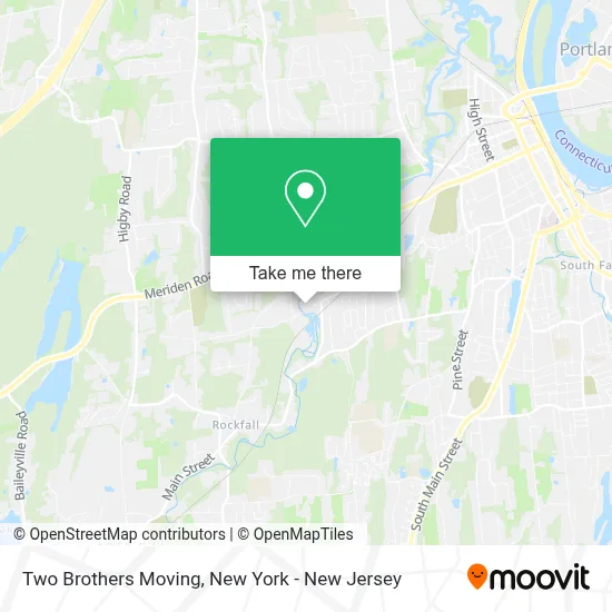 Two Brothers Moving map