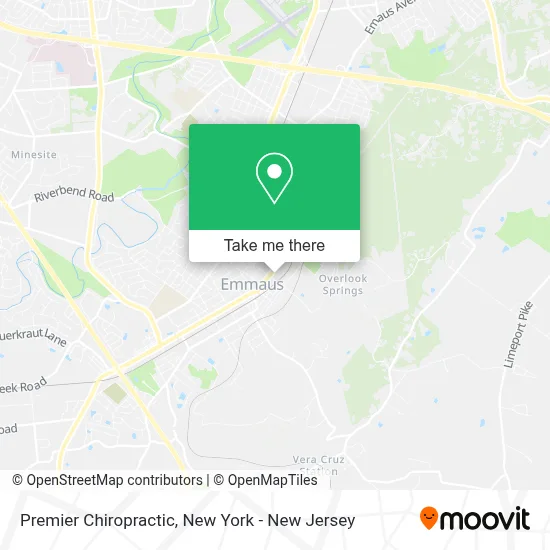 Premier Chiropractic map