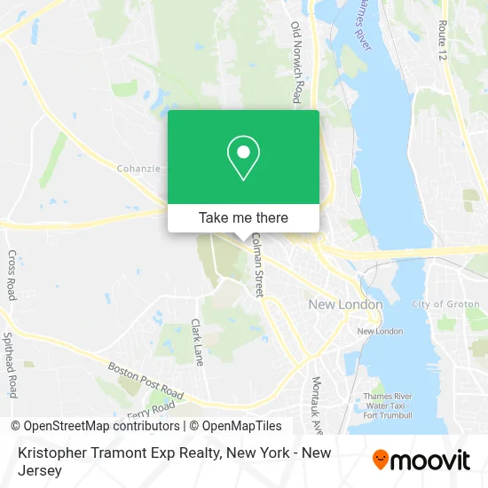 Kristopher Tramont Exp Realty map