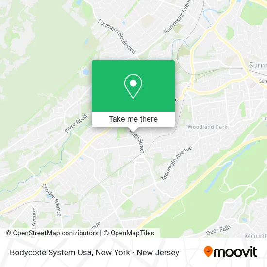 Bodycode System Usa map