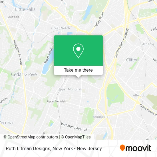 Ruth Litman Designs map