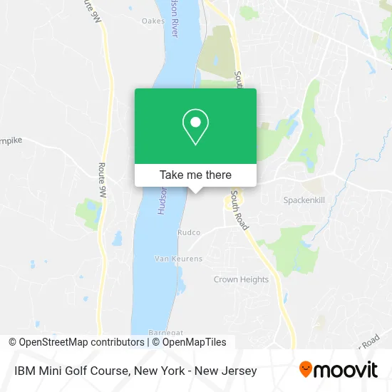 IBM Mini Golf Course map